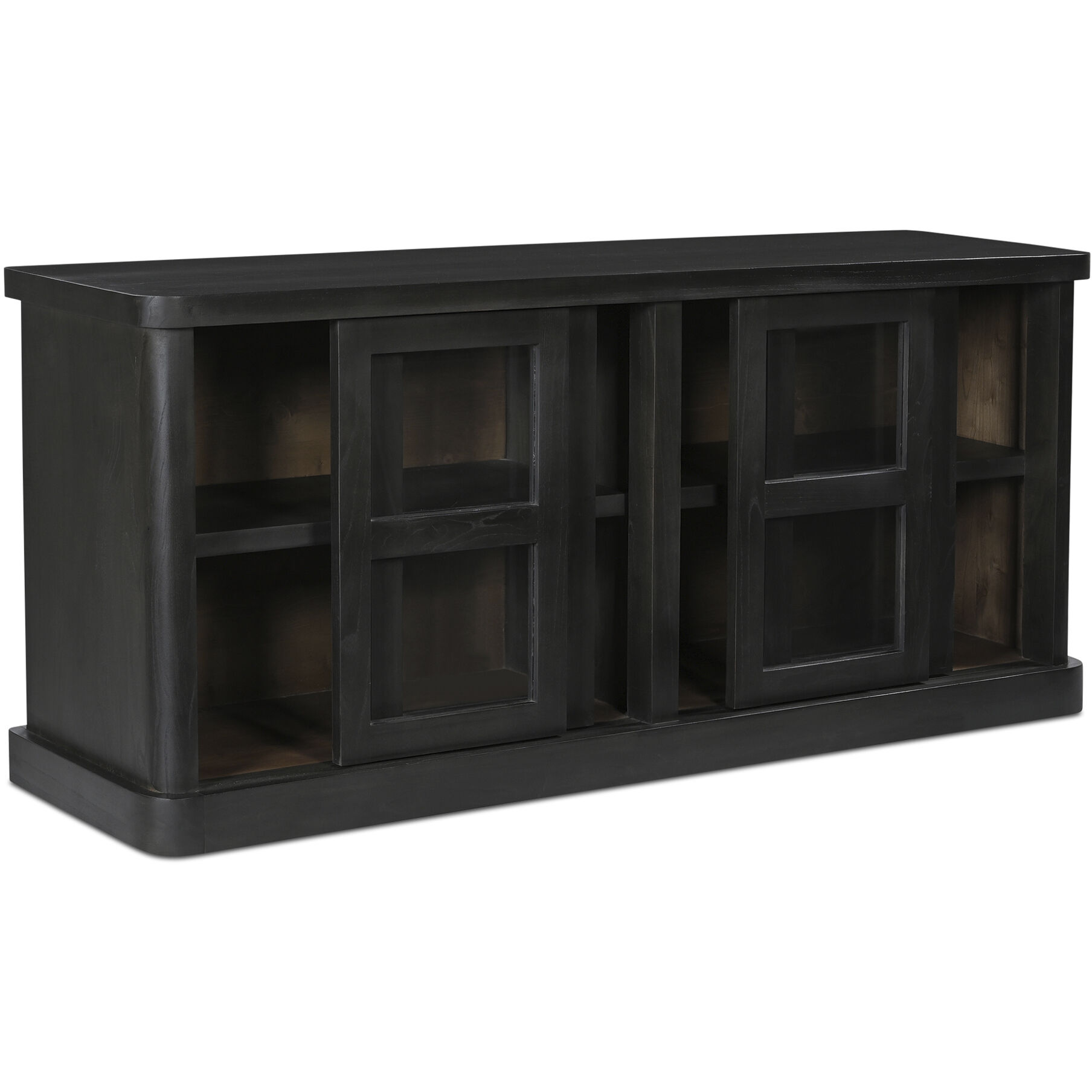 Mona 78 X 21 inch Black Sideboard